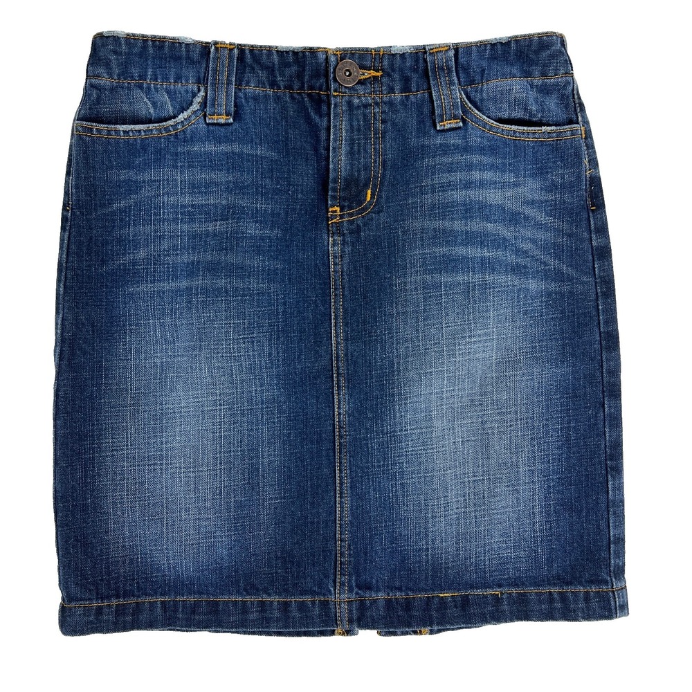 Vintage l.e.i. Denim Utility Mini Skirt with Back Flap Pockets Y2K Style Sz 5
